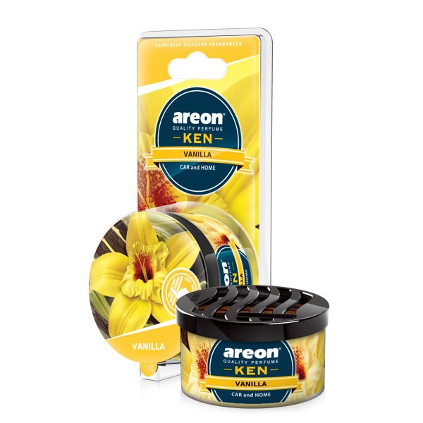 Sáp thơm khử mùi Ô tô AREON KEN VANILLA Hương Vani Ngọt ngào