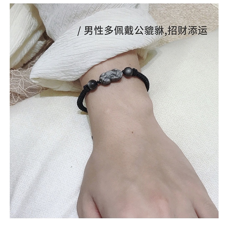 [Hàng Mới Về] Vòng Tay Dây Đỏ Mặt Hình Quả Dâu Tây Pixiu Thiết Kế Đẹp Mắt Dành Cho Cặp Đôi Mùa Hè