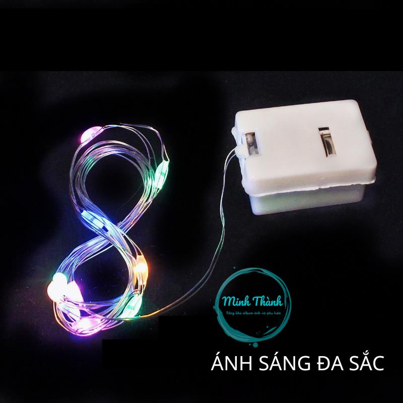 Dây đèn Led fairylight, dây đèn đom đóm 1m, 2m, 3 mét dùng pin | BigBuy360 - bigbuy360.vn