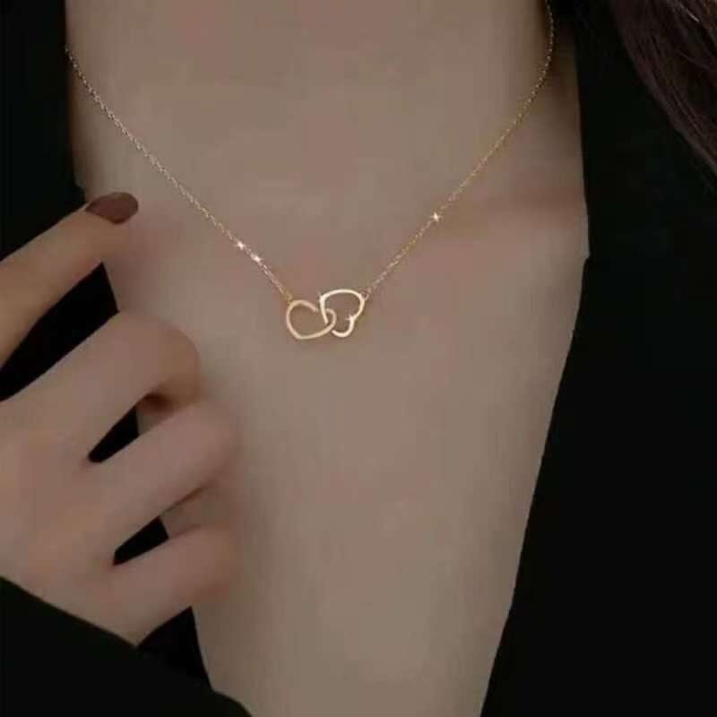 Vòng cổ Choker Mặt Trái Tim Thiết Kế Đơn Giản Thời Trang Cho Nữ