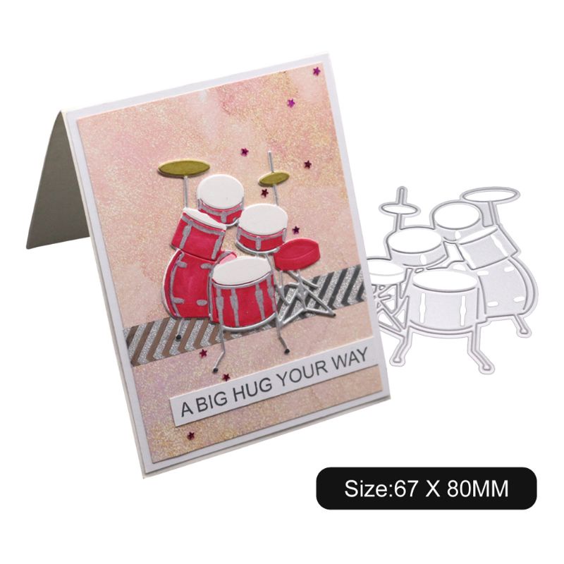 Khuôn Cắt Giấy Kim Loại Hình Trống