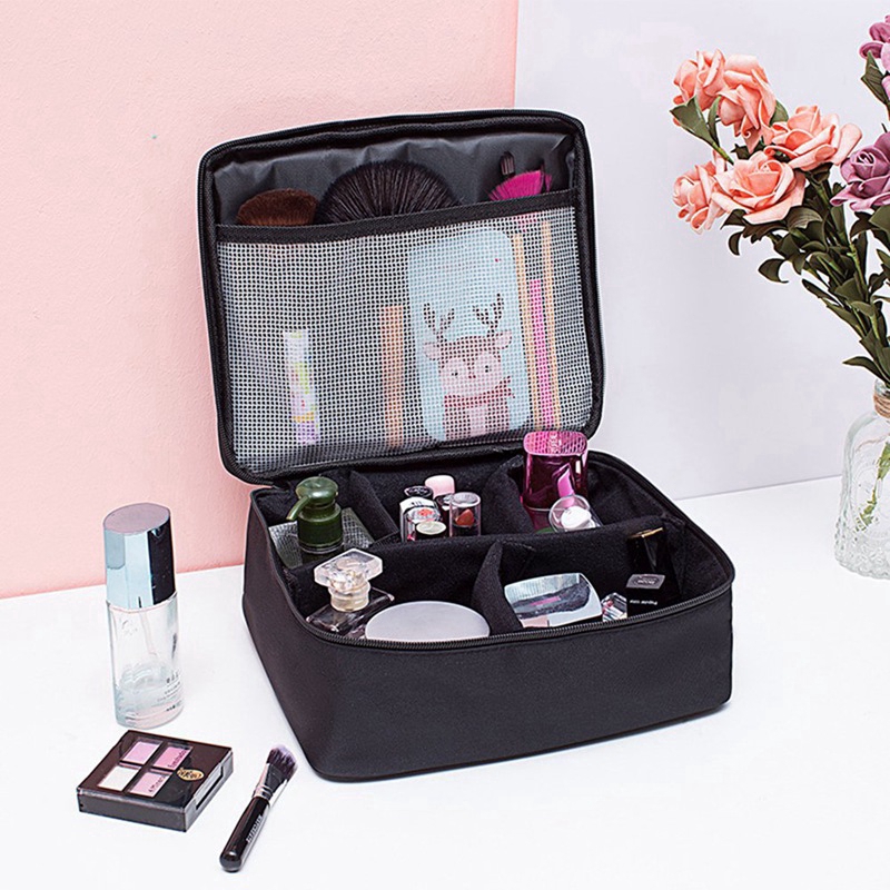 mohanzi  Professionale Grande Borsa Makeup Kit da Viaggio Impermeabile Simple Stoccaggio