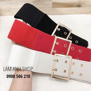 Dây nịt thun bản lớn 2 kim
