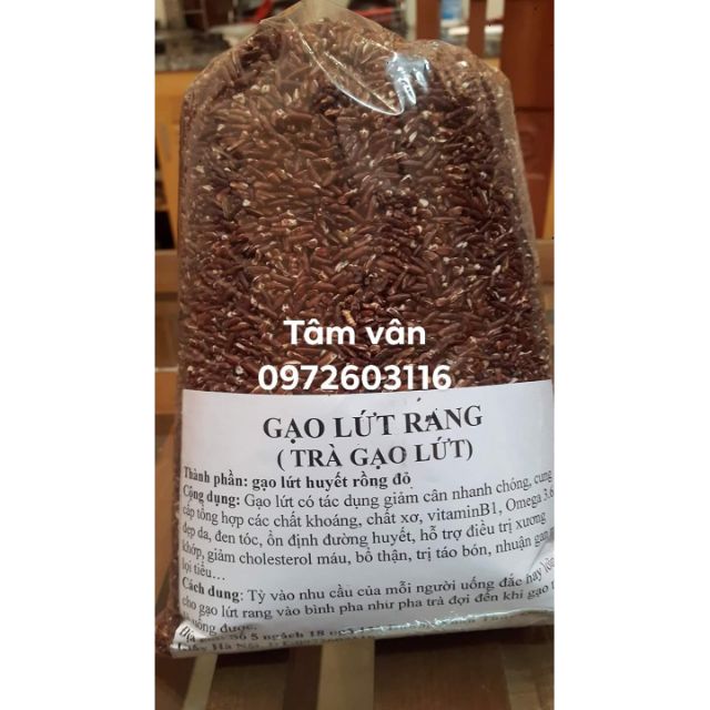 (1kg) Gạo lứt rang (trà gạo lứt)