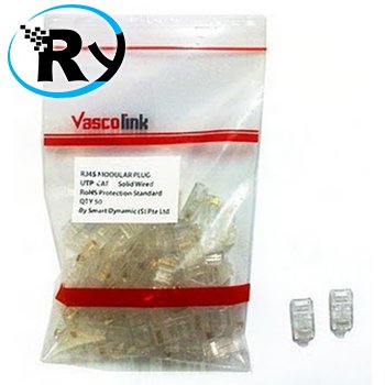 Set 100 Đầu Nối Miliki Vascolink Rj45 Cat5e Bản Giới Hạn