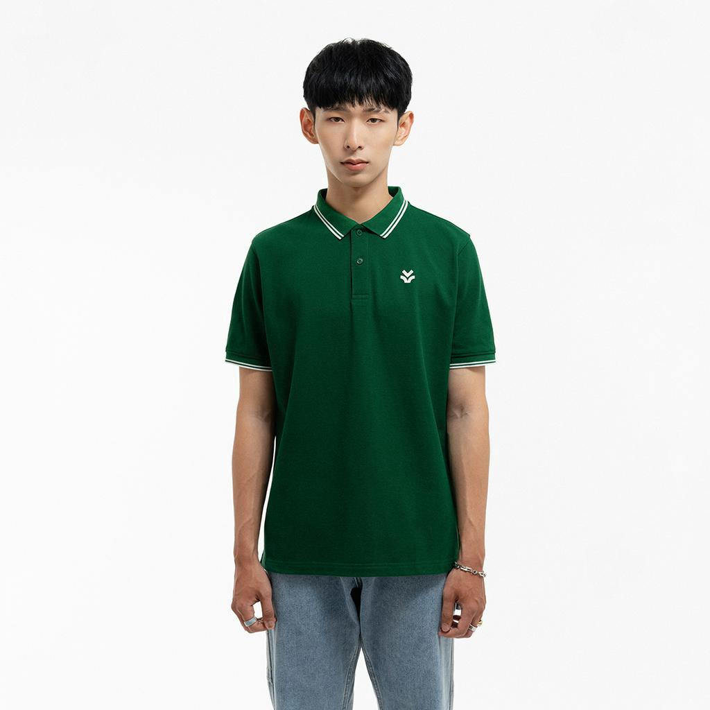 Áo polo OWL cổ viền / Xanh lá