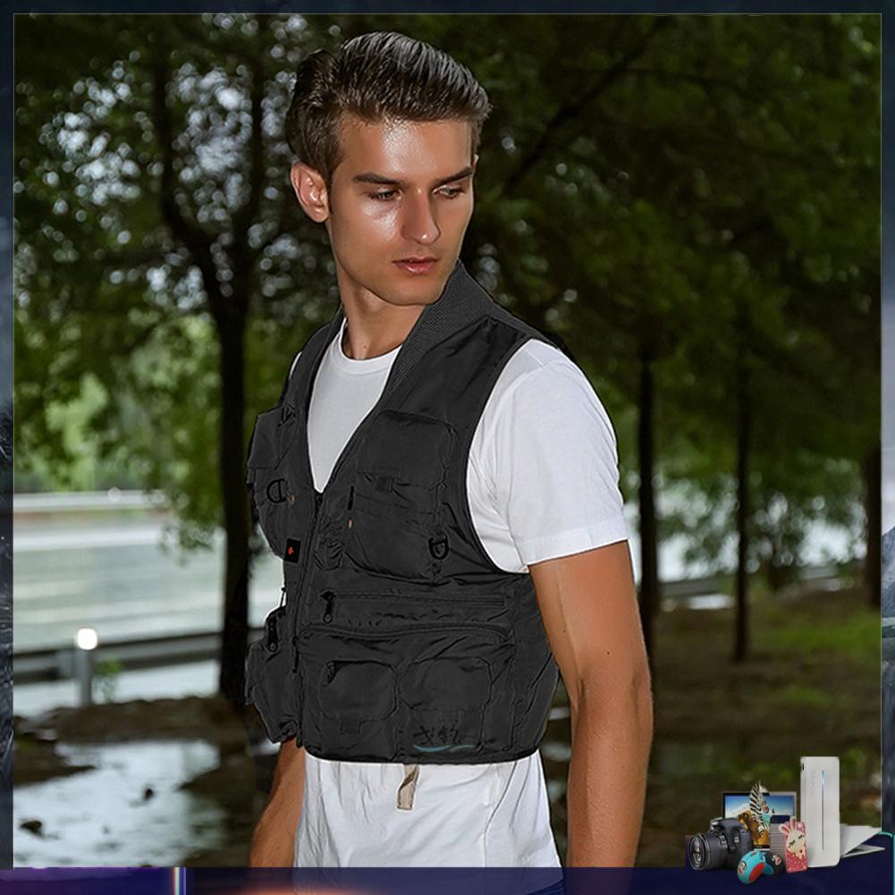 Áo Phao Cứu Sinh Nhiều Túi Tiện Dụng Cho Người Lớn Và Trẻ Em