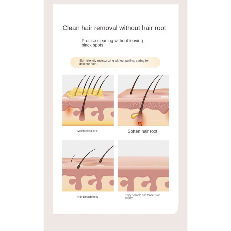 Kem Tẩy Lông Dịu Nhẹ Không Tì Vết Màu Đen Hankey Chất Lượng Cao