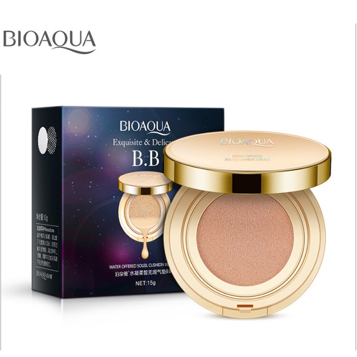 Phấn Nước Bioaqua BB Cream Air Cushion vỏ vàng sang chảnh MX