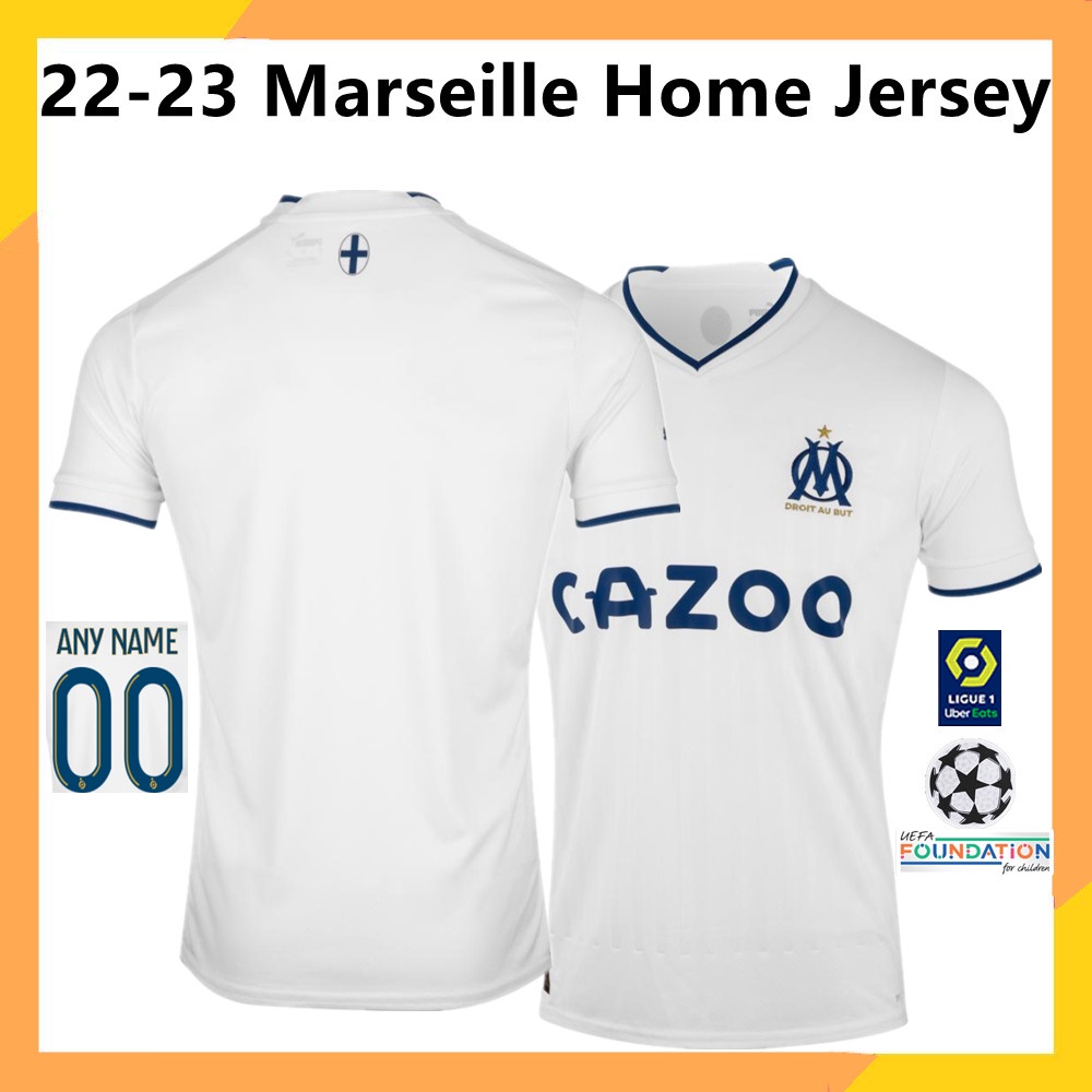 Áo Bóng Đá Câu Lạc Bộ Marseille Dành Cho Nam / Size S-4XL / Size 22-23