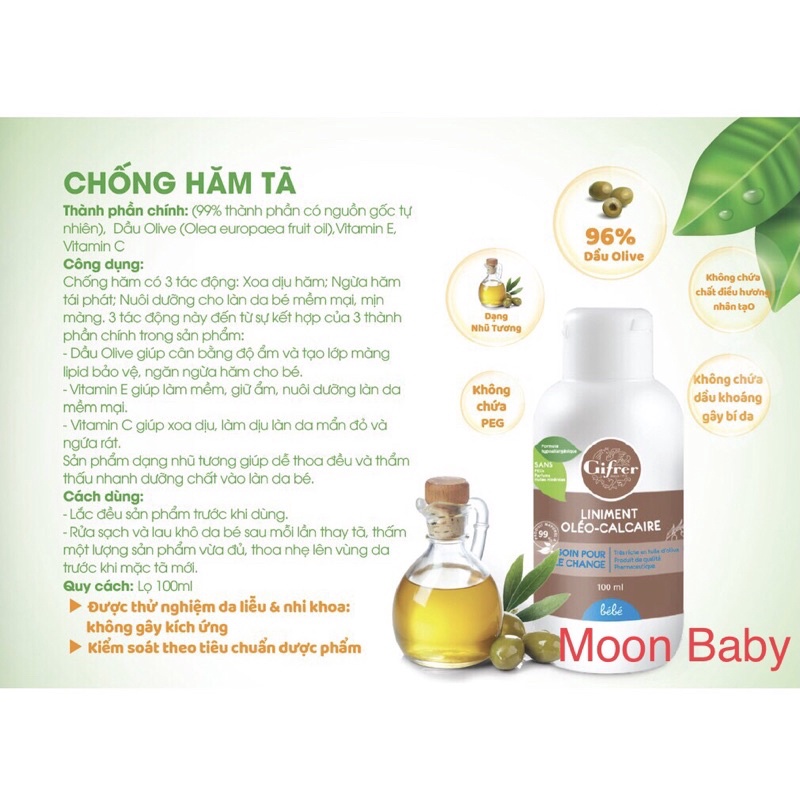 Kem Chống Hăm Tã Gifrer 100ml - Số 1 tại Pháp