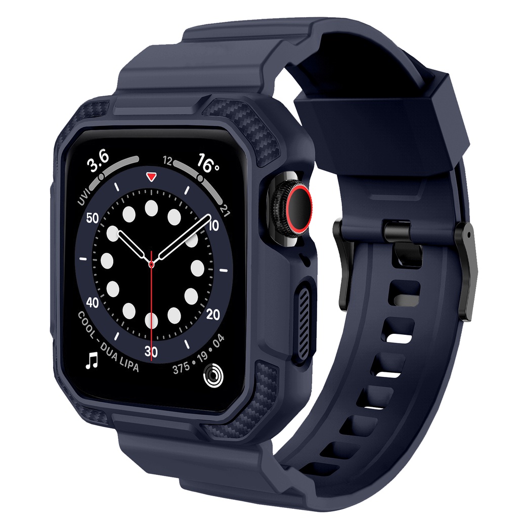 Bộ Ốp Bảo Vệ Bằng TPU + Dây Đeo Cho Đồng Hồ Thông Minh apple Watch 45mm 44mm 42mm 41mm 40mm 38mm iwatch Series 3 4 5 6 SE 7