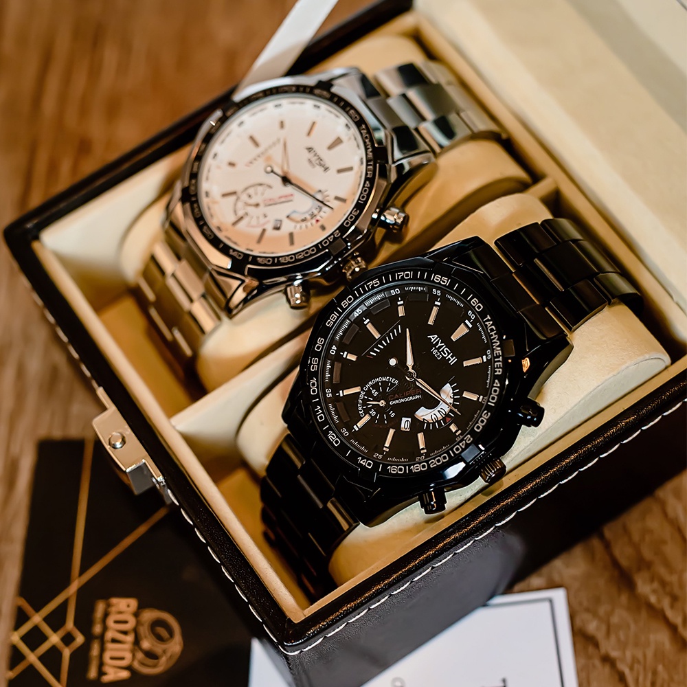 Đồng hồ nam chính hãng đẹp giá rẻ dây thép thời trang sang trọng cao cấp chống nước Rozida'1 DH05 | BigBuy360 - bigbuy360.vn