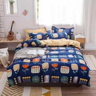 Set chăn ga gối cotton poly nhập