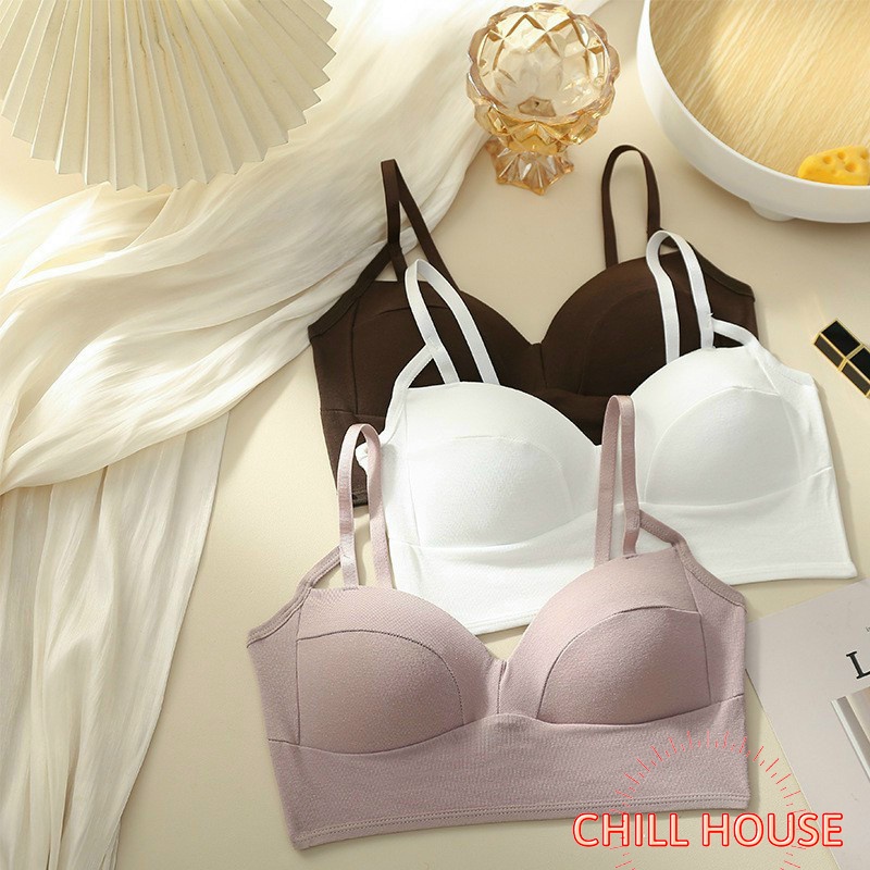 BRA COTTON QUẢ VUÔNG NỮ CÁ TÍNH CHẤT ĐẸP NÂNG ĐỠ VÒNG 1 HOÀN HẢO QUYẾN RŨ B 602 CHILL HOUSE