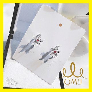 💖FREESHIP50K - Bông tai bé iu - Bông tai hoa hạt thóc đính đá phale siêu đẹp, bạc chuẩn 925 cao cấp