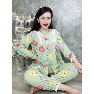Sét Tiểu Thư Siêu Cưng Đồ Bộ Tiểu Thư Chất Lụa Mềm Mịn