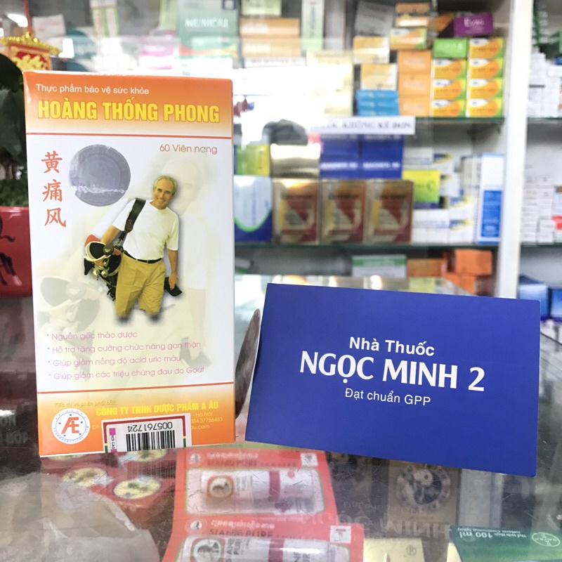 ✅ [Chính Hãng] Hoàng Thống Phong Thực phẩm hỗ trợ tăng cường chức năng gan thận giảm nguy cơ phát cơn Gout cấp