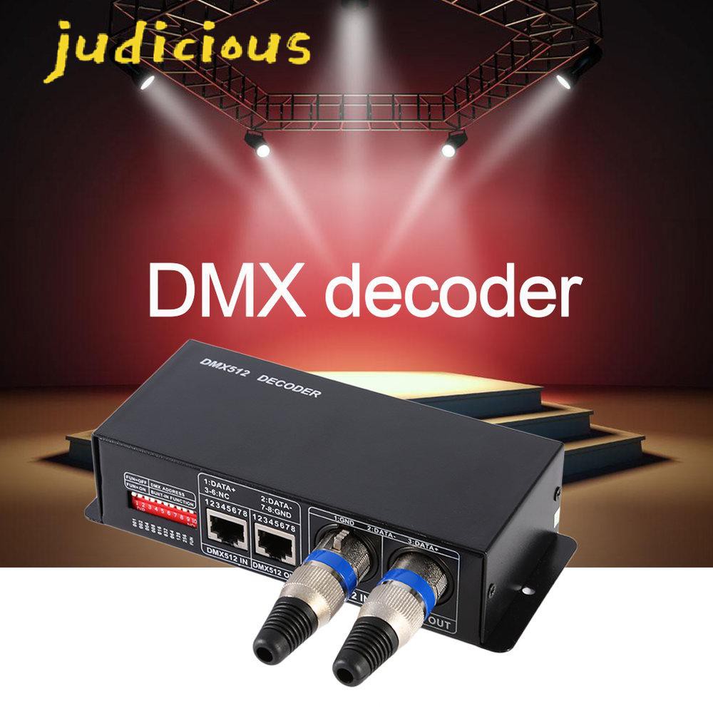 Bộ Giải Mã Đèn Led Rgb Dmx 512 3ch Dc12-24V Rgbw Dmx 512