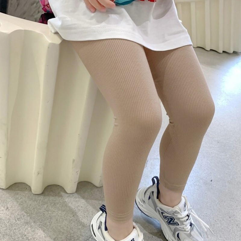 Quần legging mỏng màu kẹo dễ thương phong cách Hàn Quốc thời trang mùa hè cho bé gái