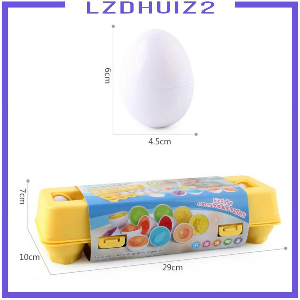 Đồ Chơi Hình Quả Trứng Nhiều Màu Sắc Dễ Thương Cho Bé