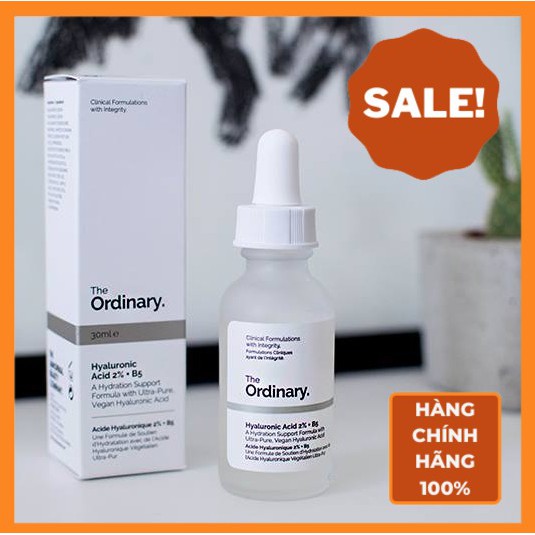 Serum Cấp Nước Dưỡng Ẩm Cho Da 30ml The Ordinary - Hyaluronic Acid 2% + B5