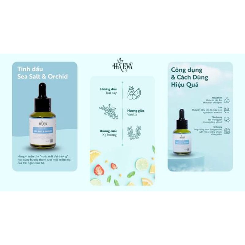 TINH DẦU SEA SALT & ORCHID ( hương hoa lan muối biển)