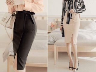 Chân váy bút chì công sở thiết kế