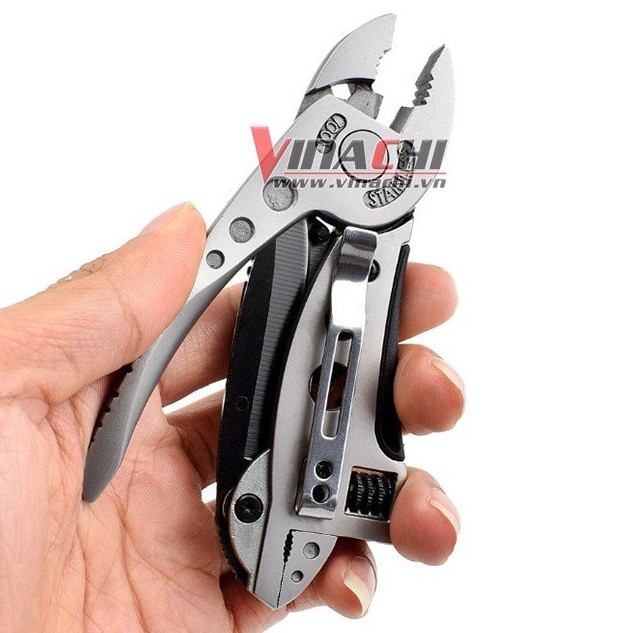 KÌM MỎ LẾT ĐA NĂNG - có khả năng xử lý tình huống tức thì như vặn ốc, kẹp, cắt dây thép nhỏ, dao gọt nhanh. 1 CÁI