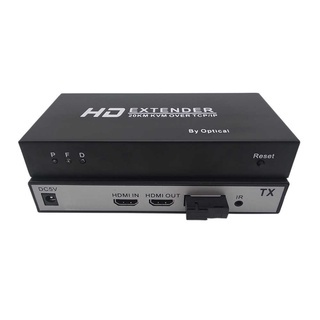 Bộ Kéo Dài HDMI Qua Dây Quang Xa 20KM KVM TCP/IP Hỗ Trợ 2 Cổng HDMI Có điều khiển từ xa