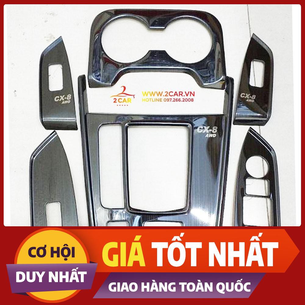 Ốp Nội Thất Xe Mazda Cx8, chất liệu Titan cao cấp