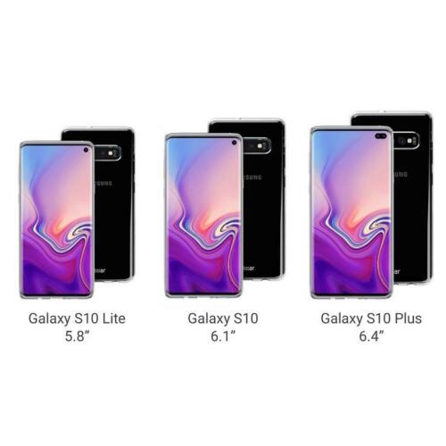 Ốp điện thoại màu trơn chống sốc cho Samsung Galaxy S10 S10 PLUS S10E