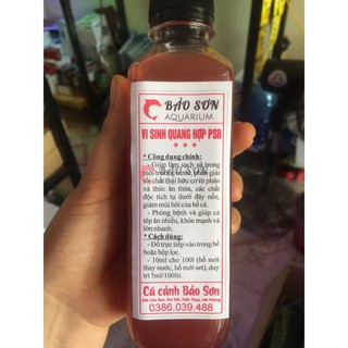 Vi sinh quang hợp PSB làm trong nước bể - Vi khuẩn PSB 350ml