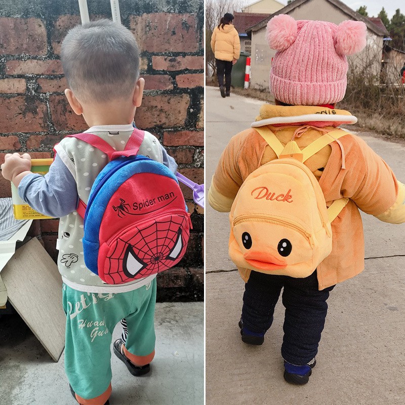 Children's  Toddler School Bags Baby Girls Boys Cartoon Animal Backpack Kids Casual Fashion Bag