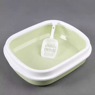 Thau Vệ Sinh Cho Mèo Đi Cát Size To 45 Cm Tặng Xẻng