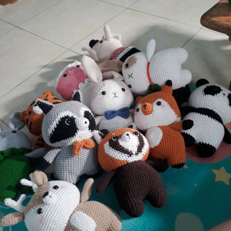 Thú bông len handmade mẫu Hainchan
