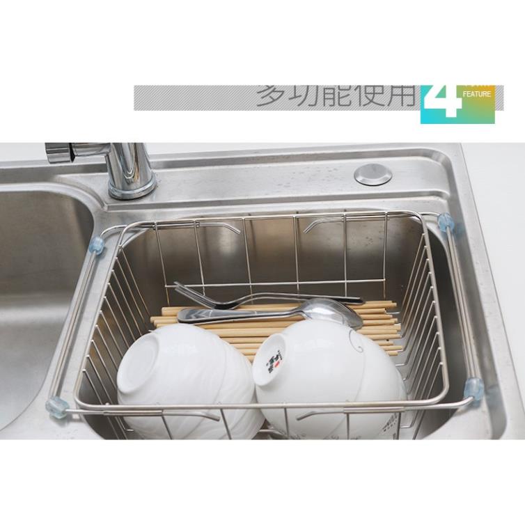 Khay Inox Úp Chén Đĩa, Giá Inox Gác Bồn Rửa Chén Tiện Lợi