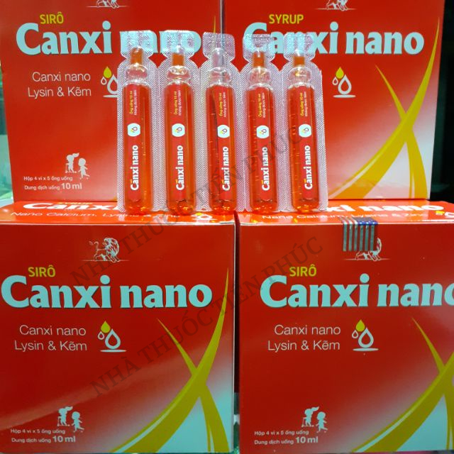 Viên uống bổ sung Canxi Nano  bổ sung canxi cho bé từ 2 tuổi còi xương chậm lớn kém hấp thu
