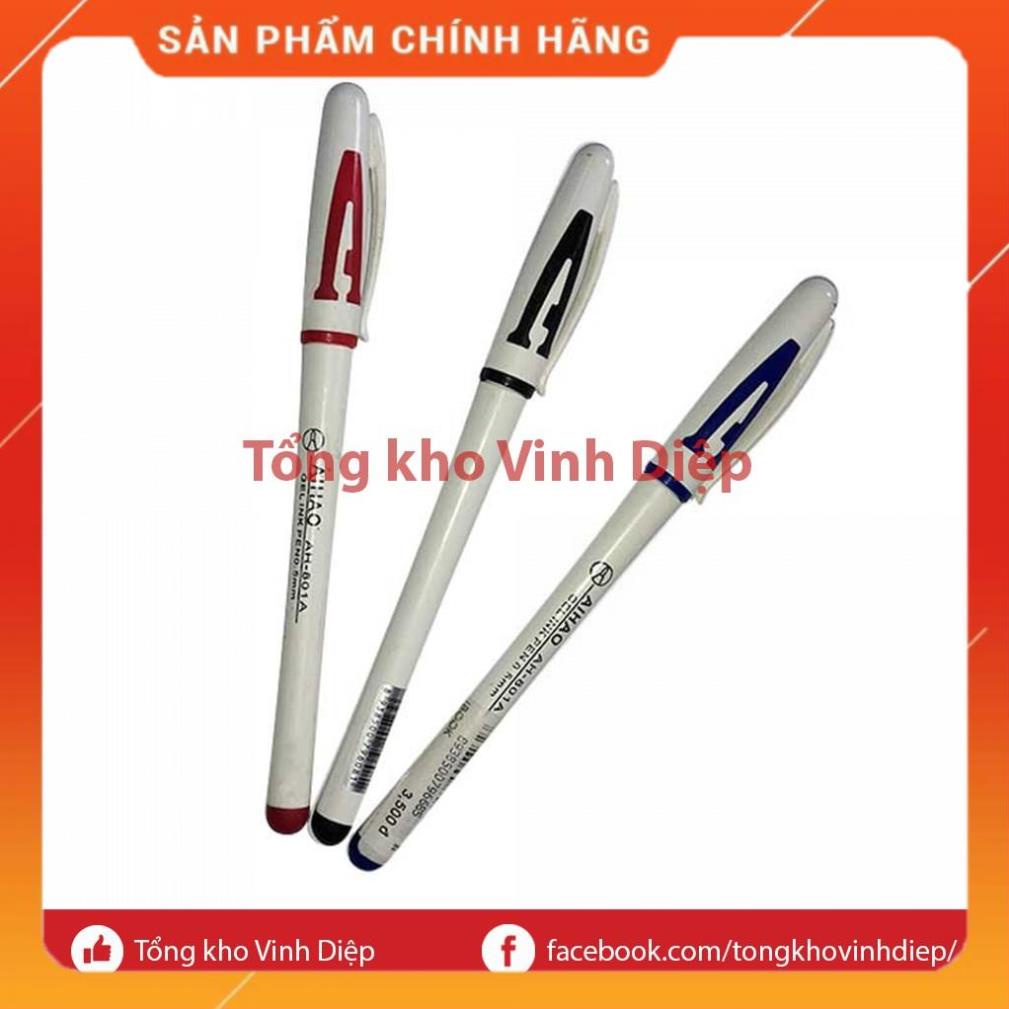 01 chiếc bút nước chữ A Aihao đủ 3 màu mực xanh, đen, đỏ - Hàng loại 1