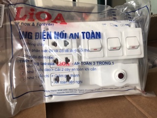 Bảng điện nổi Lioa có cầu chì