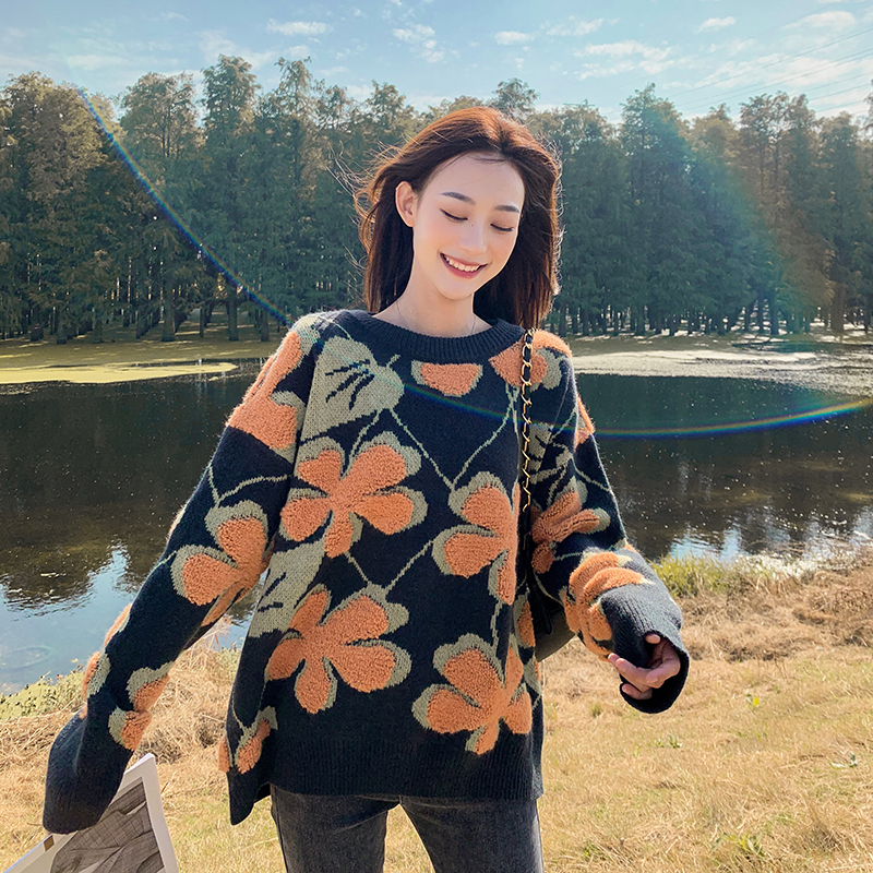 Áo Khoác Sweater Dáng Rộng Xinh Xắn Dành Cho Nữ | BigBuy360 - bigbuy360.vn