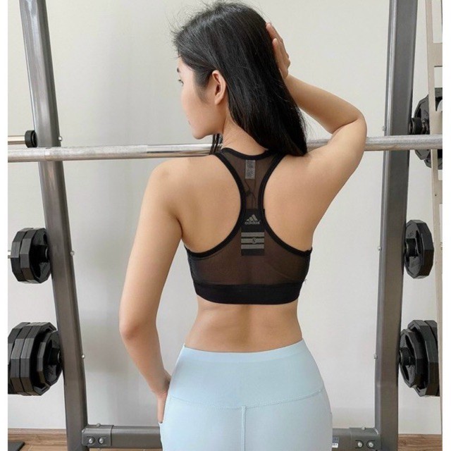 Áo bra nữ tập gym yoga D.A.SS chữ to siêu hot, sẵn mút nâng ngực