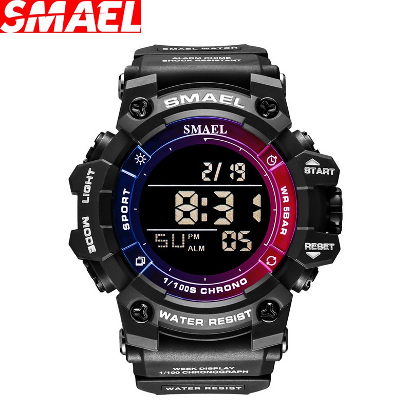 Đồng Hồ Điện Tử Smael 8046 Chống Thấm Nước Có Đèn LED Cho Học Sinh