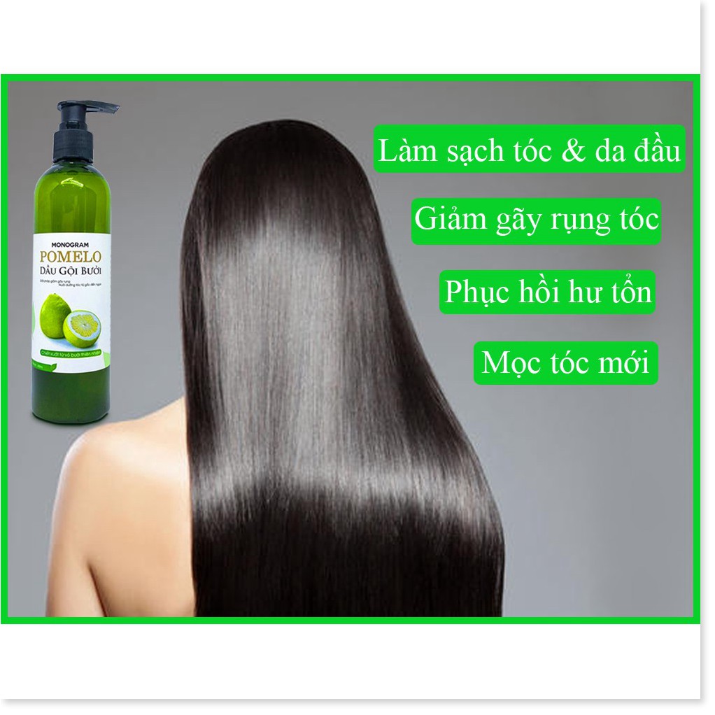 [GIẢM RỤNG TÓC HIỆU QUẢ] Dầu Gội Bưởi Pomelo 300ml làm sạch tóc & da đầu, kích thích tóc mọc nhanh, phục hồi hư tổn