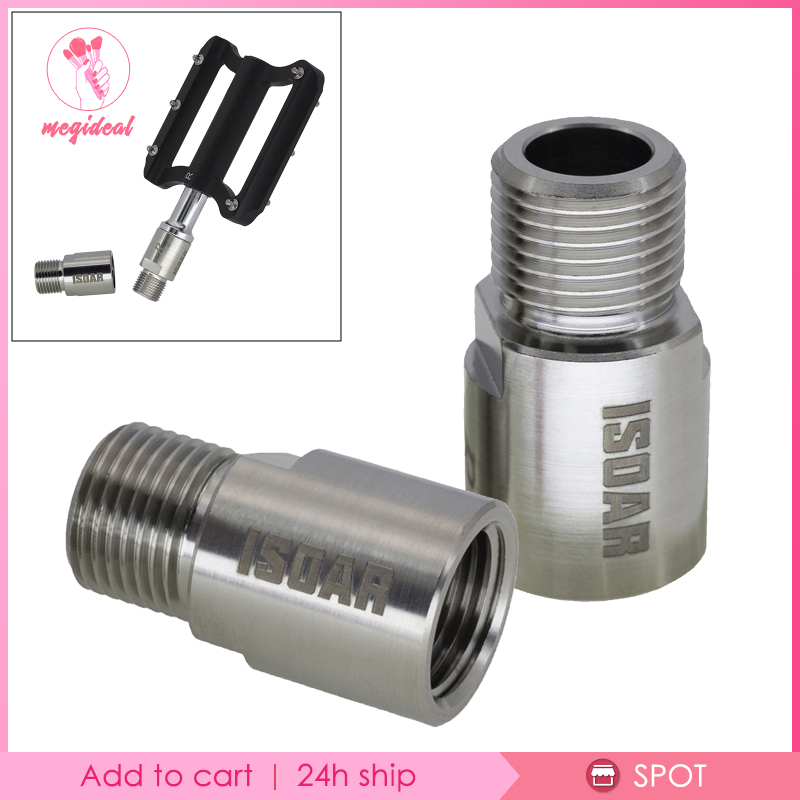 (Hàng Mới Về) Đai Ốc Titan 9 / 16 "Nối Dài Bàn Đạp Xe Đạp