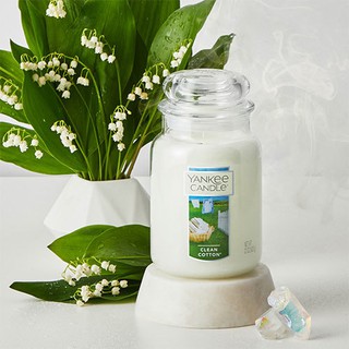 Nến Thơm Yankee Candle Clean Cotton - Nến thơm cao cấp Yankee Candle
