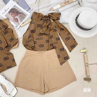 Set gucci cổ nơ