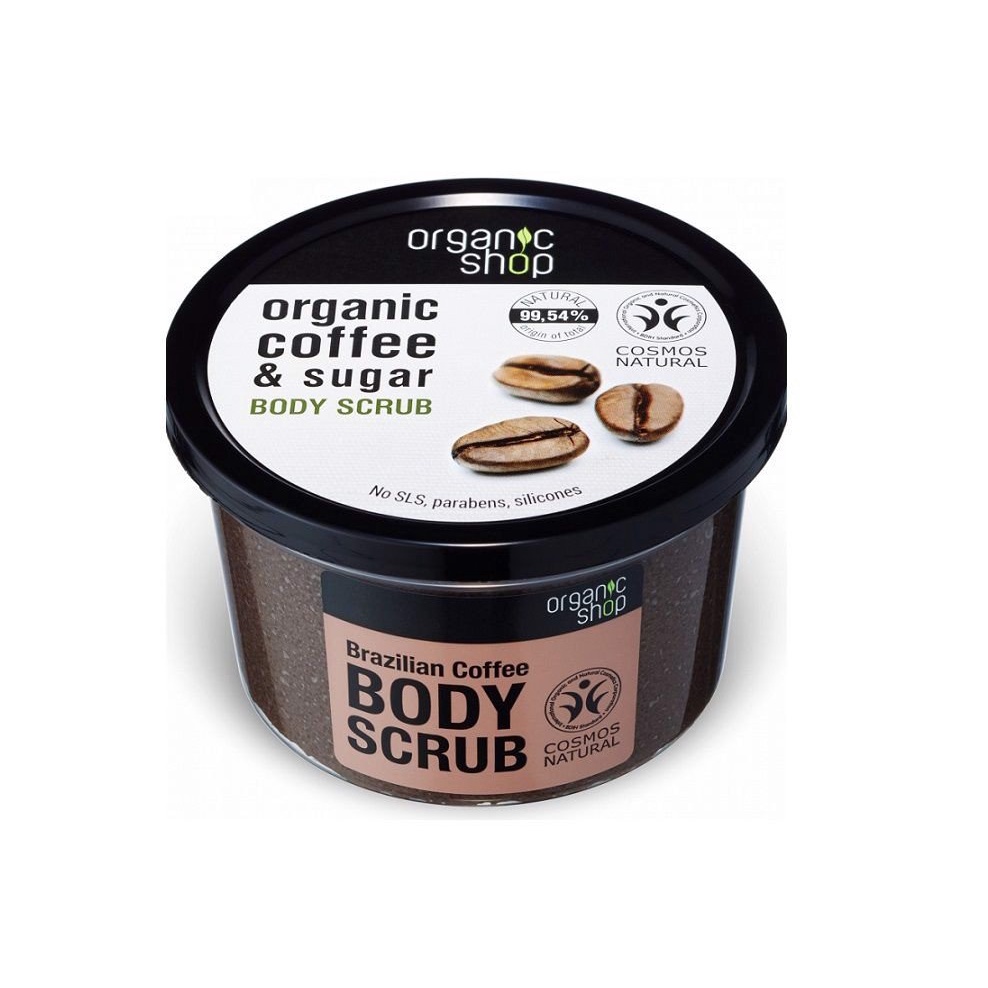 [Mã 44FMCGSALE1 giảm 10% đơn 250K] Tẩy Tế Bào Chết Toàn Thân Organic Shop Coffee Sugar Body Scrub 250ml