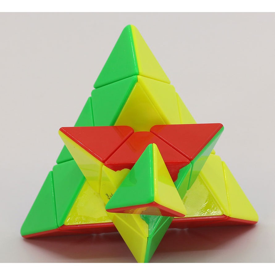 Yuxin Little Magic Pyraminx M (Có Nam Châm) Rubik Tam Giác Rubik Biến Thể 4 Mặt