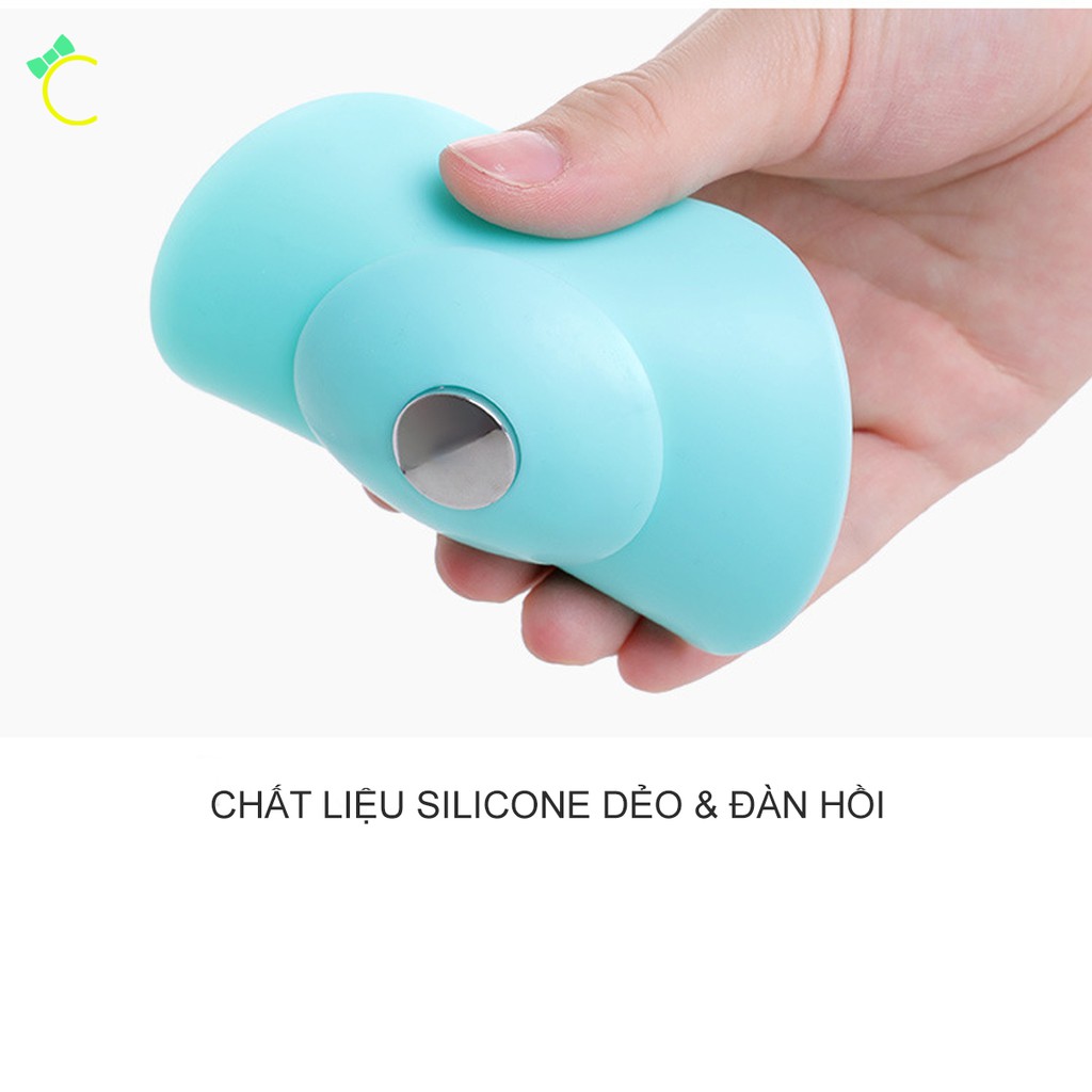 Nắp chặn rác ngăn mùi silicone - hình tròn - Cami - CMPK142